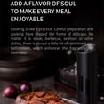 thumbnail image 3 of Gravity Electric Salt  Pepper Grinder  Large Capacity  Battry Power  Adjustable Coarseness  Dust Lid  LED Light, 3 of 11