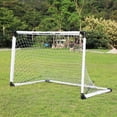 thumbnail image 2 of Ensemble de Buts de Soccer pour Enfants, Ensemble de Buts de Soccer pour Cour Arrière, Mini Mini Filet, Ensemble de Buts de Soccer pour Enfants et Ballon, Mini Buts de Soccer pour Enfants, Blanc avec Sac, Pompe de Soccer, 2 of 9