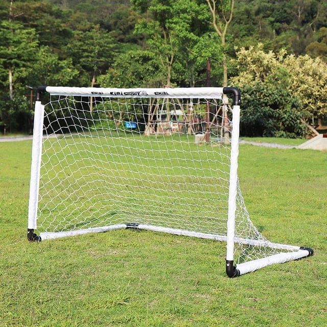 Ensemble de But de Soccer pour Enfants, Mini But de Soccer de Cour Arrière, Mini Filet et Filet, Ensemble de But de Soccer de Cour Arrière, Mini Intérieur de Cour Arrière et Ballon Orange avec Sac de Rangement