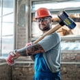 thumbnail image 4 of Estwing 12 Pound Head Hard Face Stake Sledge Hammer with 36" Hickory Handle, 4 of 9