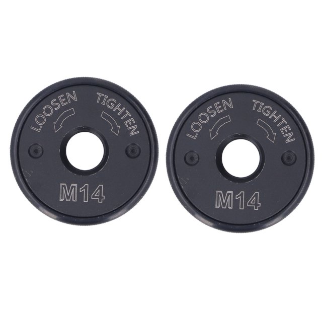 Meuleuse 2PCS Angle Meuleuse Bride Écrous M14 Filetage Femelle 47mm Diamètre Libération Rapide Plaque de Pression Auto-Bloquante