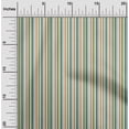 thumbnail image 2 of oneOone Cotton Silk Green Fabric Stripes Sewing Craft Projects Fabric Prints By Yard 42 Inch Wide, 2 of 4