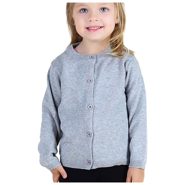 Toddler Girl&boy Baby Infant Kids Autumn And Winter Sweater Candy Color Cardigan Solid Color Small Cardigan Childrens Sweater