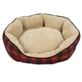 thumbnail image 1 of Canadiana Buffalo Plaid Medium Dog Bed, 1 of 3