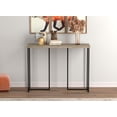 thumbnail image 3 of Safdie & Co. Console Table 39L Dark Taupe Black Metal, 3 of 4