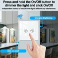 thumbnail image 4 of LCXmlly Hands free Control for Lights WiFi Graffiti Smart Switch, Voice App Control, Dimmable Lights, Real Sense Intelligence, EU Plug, 4 of 8