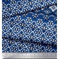 thumbnail image 2 of Soimoi Rayon Crepe Fabric Aztec Geometric Printed Fabric 1 Yard 46 Inch Wide, 2 of 3
