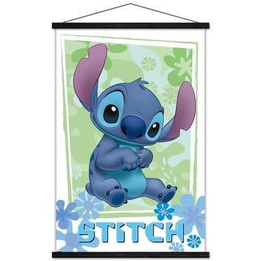 Disney Lilo and Stitch - Flowers Wall Poster, 22.375" x 34" Framed