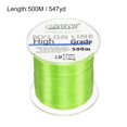 thumbnail image 2 of Uxcell 547Yard 10Lb Fluorocarbon Coated Monofilament Nylon Fishing Line Light Yellow, 2 of 7