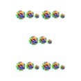 thumbnail image 2 of Maytalsory 3pcs/set Pet Dog Toy Interactive Rubber Balls For Dogs Safe And Non-Toxic Suitable For All Breeds As Shown 5Set, 2 of 6