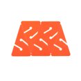 thumbnail image 1 of Xingzhi 5pcs Logos Three Signal Reminding Indicating Lightweight Portable Sign Universal Replacement Diving Swimming Orange, 1 of 6