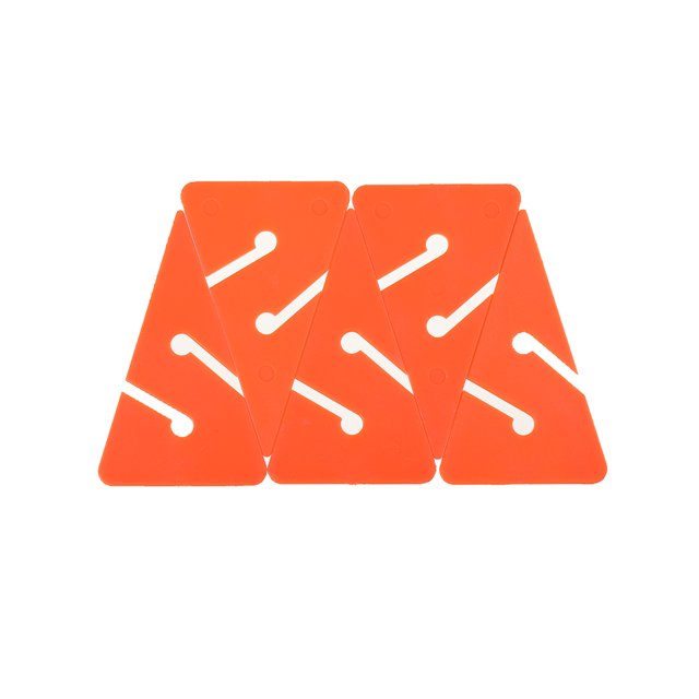 Xingzhi 5pcs Logos Three Signal Reminding Indicating Lightweight Portable Sign Universal Replacement Diving Swimming Orange
