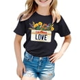 thumbnail image 4 of Size 8 Girls Short Pajamas Kids LA R.I.P Casual Printed Short Sleeved T Shirt, 4 of 4
