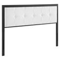 thumbnail image 2 of Modway Teagan Tufted Metal and Fabric Full Headboard in Black/White, 2 of 7