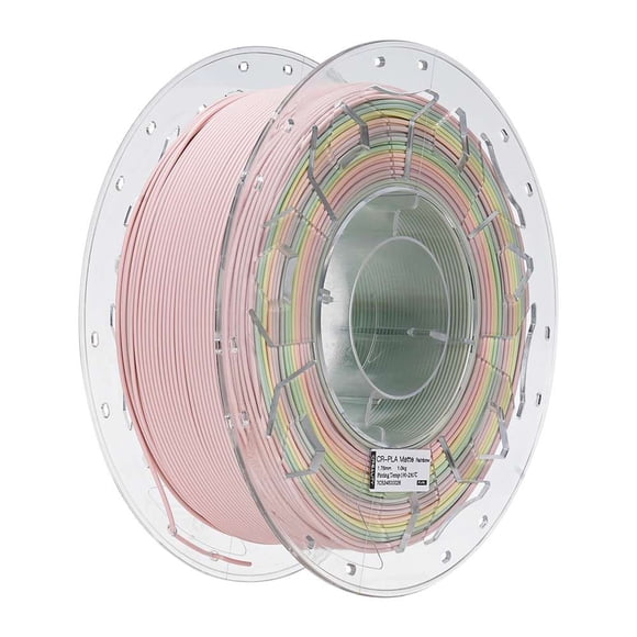 Creality CR-PLA Rainbow Filament 1.75mm 1KG, Matte Rainbow