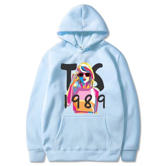 Taylor Swift 1989 Printed Sweatshirt Casual Long Sleeve Hoodie Pullover Hoodie Sweatshirt Hoodie