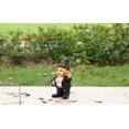 thumbnail image 1 of Woman Biker Gnome with Helmet - Gnomad Statue, 1 of 1