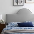 thumbnail image 3 of Modway Dawn Full/Queen Modern Performance Velvet Headboard in Light Gray, 3 of 7