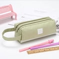 thumbnail image 1 of RKSTN Pencil Case Large Capacity Portable Large-capacity Double-layer Pencil Case Solid Color Pencil Case Pencil Pouch for School, 1 of 2
