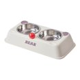 thumbnail image 1 of Stainless Steel Double Pet Bowl Dish Durable Easy Clean Feeding Station For Cats Dogs Meals Water Dining, 1 of 3