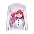 thumbnail image 5 of Femmes Hoodies Women Manches Longues Casual Christmas Impression Pull Col Rond Tunique Tops Sweatshirts Mignons sur Clearance, 5 of 5