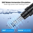 thumbnail image 4 of VAVSEA Sous Vide Machines Immersion Circulator, Precision Cooker with Digital Touch Screen and Accurate Temperature Time Control, Woterproof, Sous Vide Device for Home Kitchen, 4 of 8