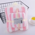 thumbnail image 2 of VogueV Plush Bath Towel & Washcloth Set - Ultra-Soft Quick-Dry Combo Pink, 2 of 8