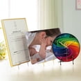 thumbnail image 4 of Iron Table Photo Card Display Photo Stand Card Stand Party Decoration Picture Holder Home Easel gold 13*21cm, 4 of 9
