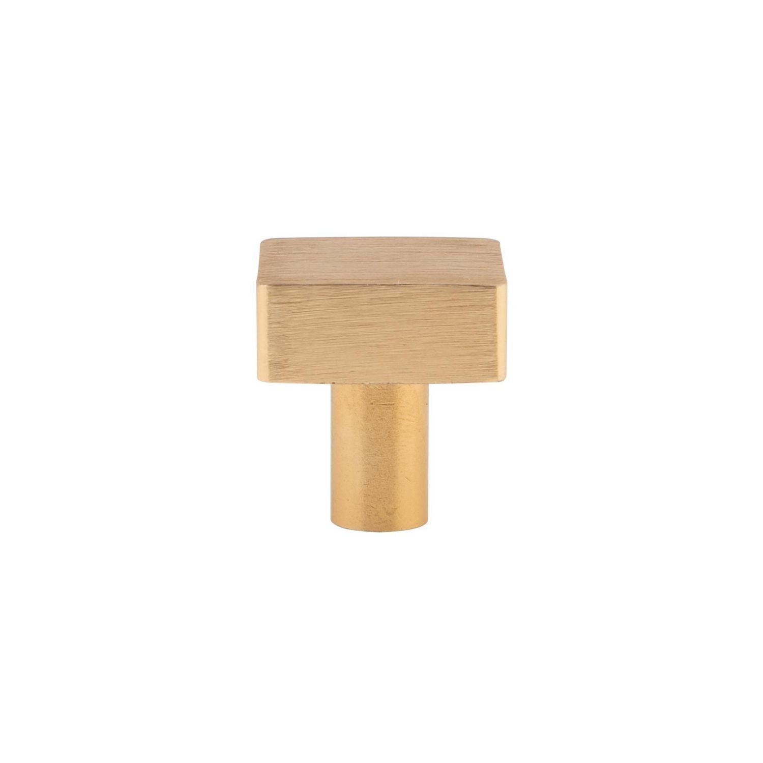 Era Square Paquet de 2 Bouton Dorée Brossée