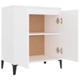 thumbnail image 2 of vidaXL Buffet Blanc 60x35x70 cm Bois d'Ingénierie, 2 of 4