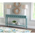 thumbnail image 2 of Pemberley Row Wood Teal Blue Console Table Rectangular Slimline 60" Unassembled, 2 of 21