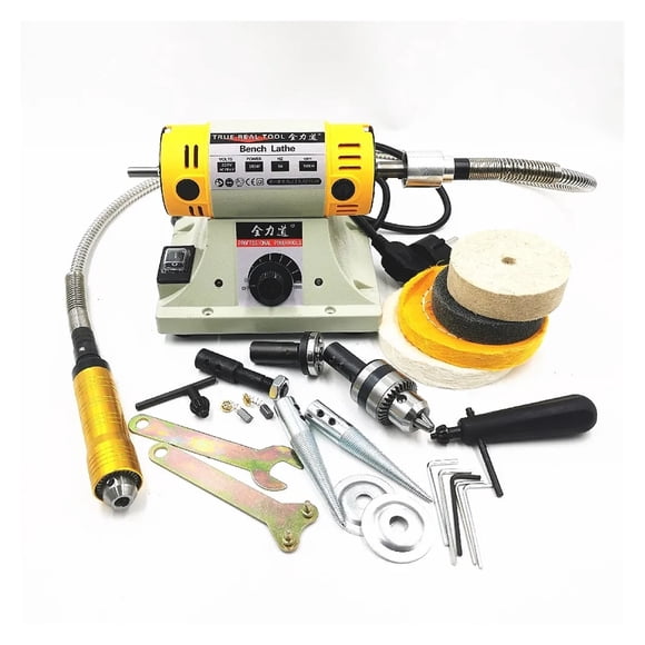 350W Polisher DIY Woodworking Jade Jewelry Lathe Motor Grinding Machine Hose Shaft 0.4-6.5mm