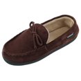 thumbnail image 1 of Isotoner Pantoufle Mocassin en Microsuède pour Homme avec Point Fouetté, 1 of 4