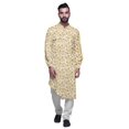 thumbnail image 1 of Atasi Kurta Traditionnel en Rayonne Imprimée à Col Mandarin pour Hommes Chemise Décontractée, 1 of 6