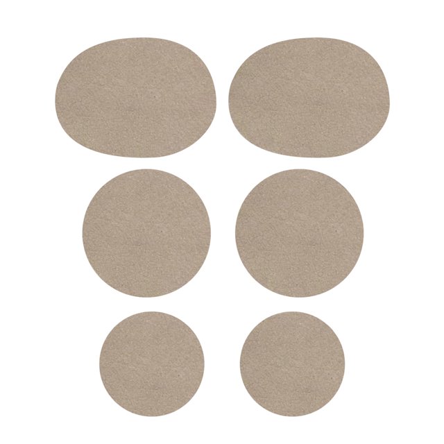 Ramiter Heel Hole Repair Sticker 3 Pairs Self Adhesive Shoe Hole Patch Sticker Shoe Hole Repair Patch Sticker For Sneakers Leather Shoes High Heels