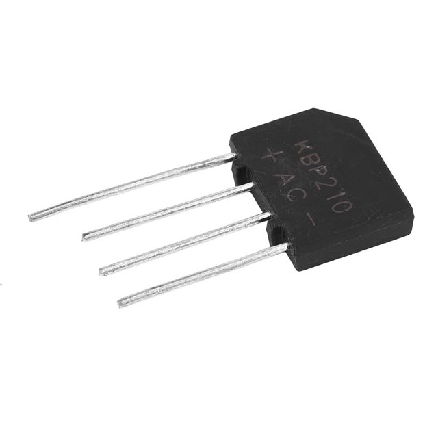 2A Pont de Diode 1000V KBP210 Pont Redresseur Plat pour Circuit Électronique (10pcs)