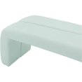 thumbnail image 4 of Meridian Furniture Arc Mint Vegan Leather Bench, 4 of 6