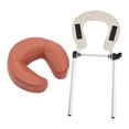 thumbnail image 4 of lionlar Table de Massage Berceau pour le Visage avec Coussin d'Oreiller Support Support SPA Ajustable Rouge Brun, 4 of 9