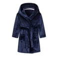 thumbnail image 1 of Peignoirs pour Garçons et Filles, Peignoirs pour Tout-Petits Garçon Fille, Longue Robe pour Enfants en Molleton Corail à Capuche Pyjama Mi-Long pour Enfants, 1 of 6