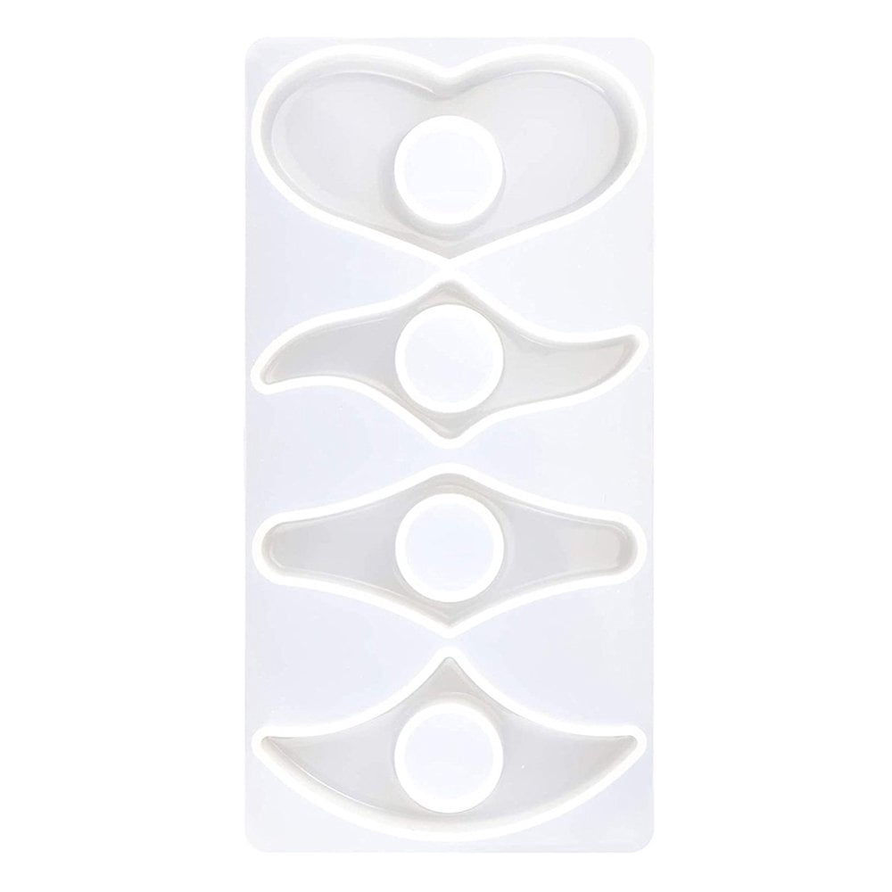 4 Cavity DIY Book Page Holder Resin Mold Thumb Bookmark Epoxy Casting Mould