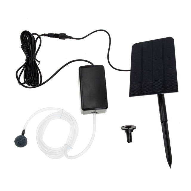 1 Set Solar Oxygen Pump Outdoor Fish Oxygen Pump Fish Pond Oxygen-beating Machine