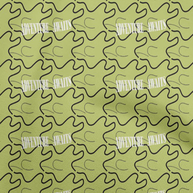 oneOone Rayon Lime Fabric Travel Sewing Material Print Fabric By The Yard 56 Inch Wide