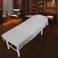thumbnail image 3 of Gray Massage Bed Cover Table Plinth Treatment Couches Sheet With Face Hole;, 3 of 7