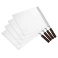 thumbnail image 1 of Unique Bargains Football Linesman Referee Flag Stainless Steel Pole Sponge Grip, White 4 Pack, 1 of 5