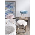 thumbnail image 4 of Sabine Accent Vanity Stool, Blue, 4 of 8