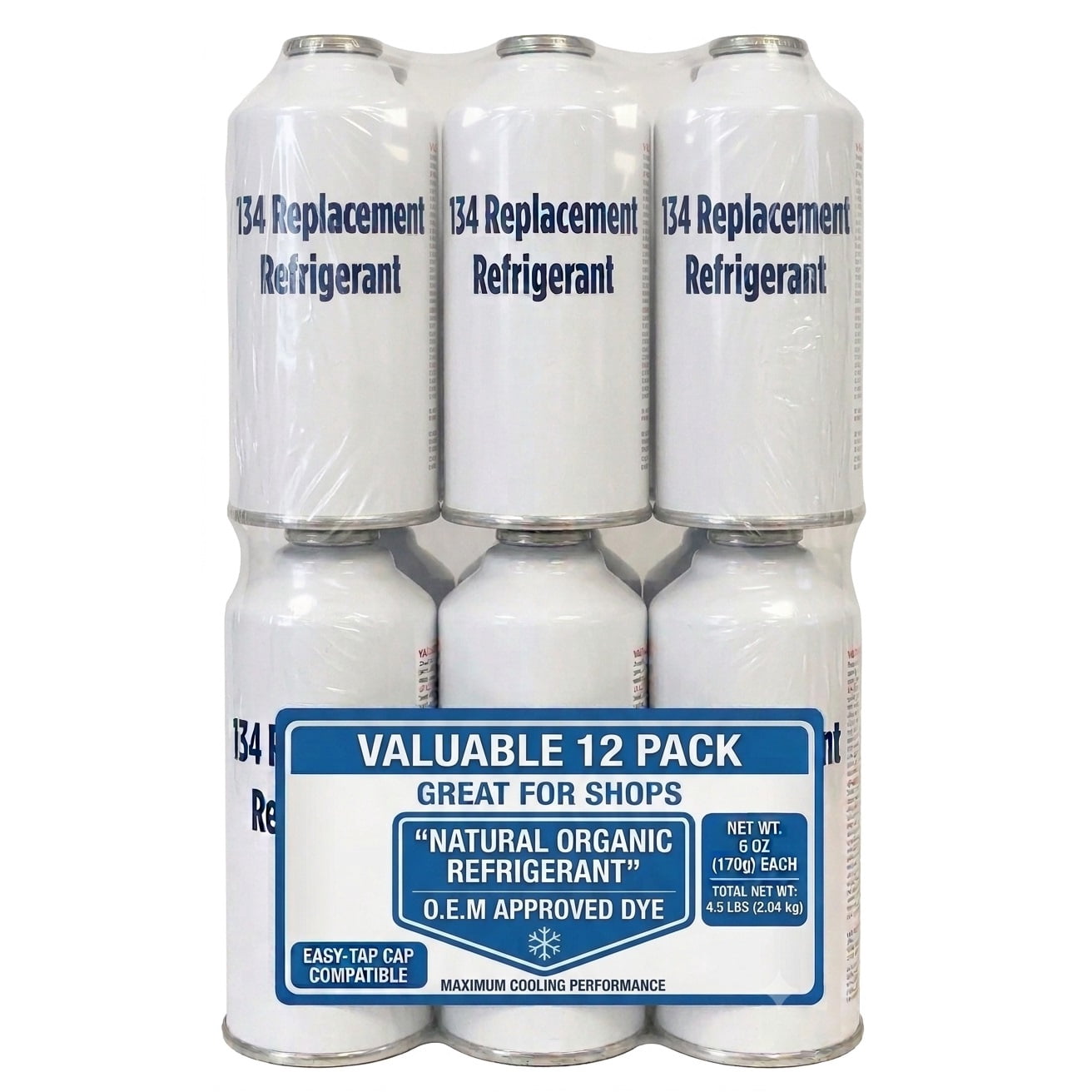 12 Cans 6oz 134 Replacement Refrigerant for R134a - Walmart.ca