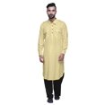 thumbnail image 2 of Atasi Mens Rayon Pathani Kurta Solid Salwar Set Printed Punjabi Kurta For Men, 2 of 5