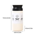 thumbnail image 3 of Suncoda Stainless Steel Cup, Coffee Thermal Mug Multi-Color Optional Spray Plastic 304 Stainless Steel Mug Portable Car Carrying Coffee Mug Student Walking Mug, 3 of 6