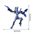 thumbnail image 3 of Summer Savings Clearance! New Mech Doll Multi Joint Mobile Multi Gesture DIY Assembly Dummy Model Toy, 3 of 6