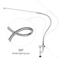 thumbnail image 1 of Angle USB Clip-on Desk Lamp White Lighting Touching Control Dimmable LEDs Reading Light Flexible Lighting Angle for Bed Headboard Office Workbench, 1 of 7
